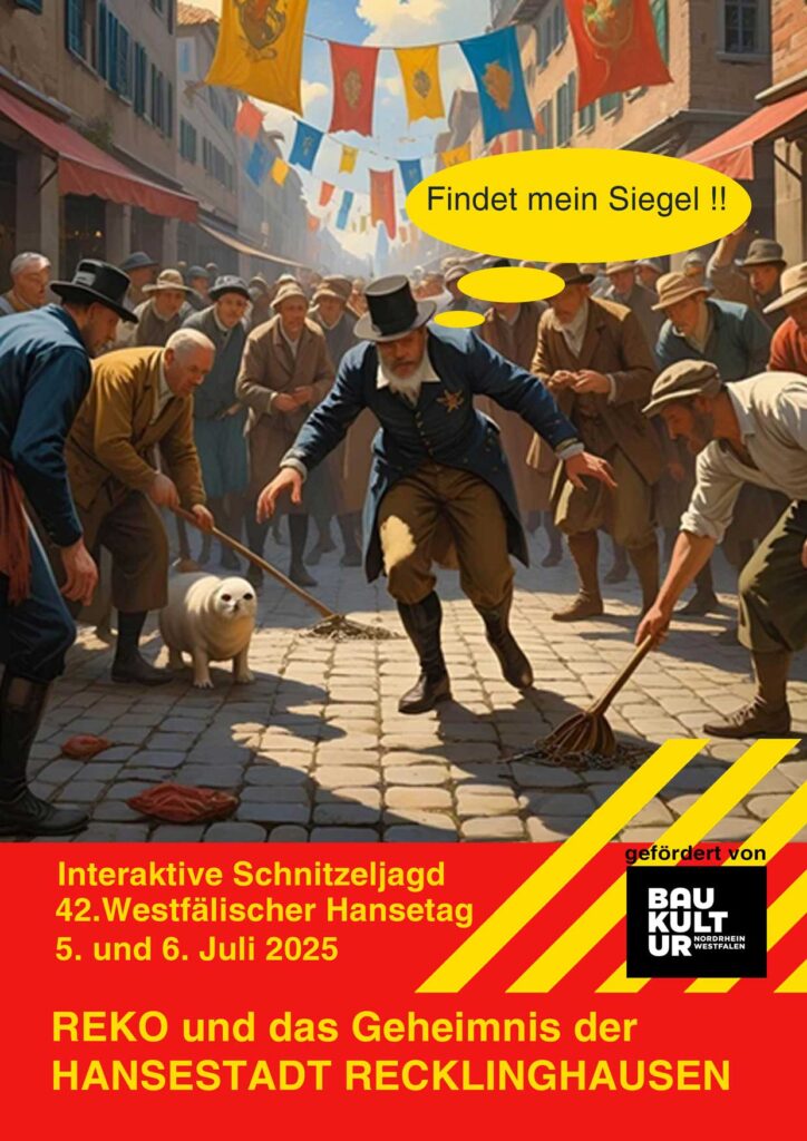 Hansetag Recklinghausen - historische Schnitzeljagd - findet das Siegel